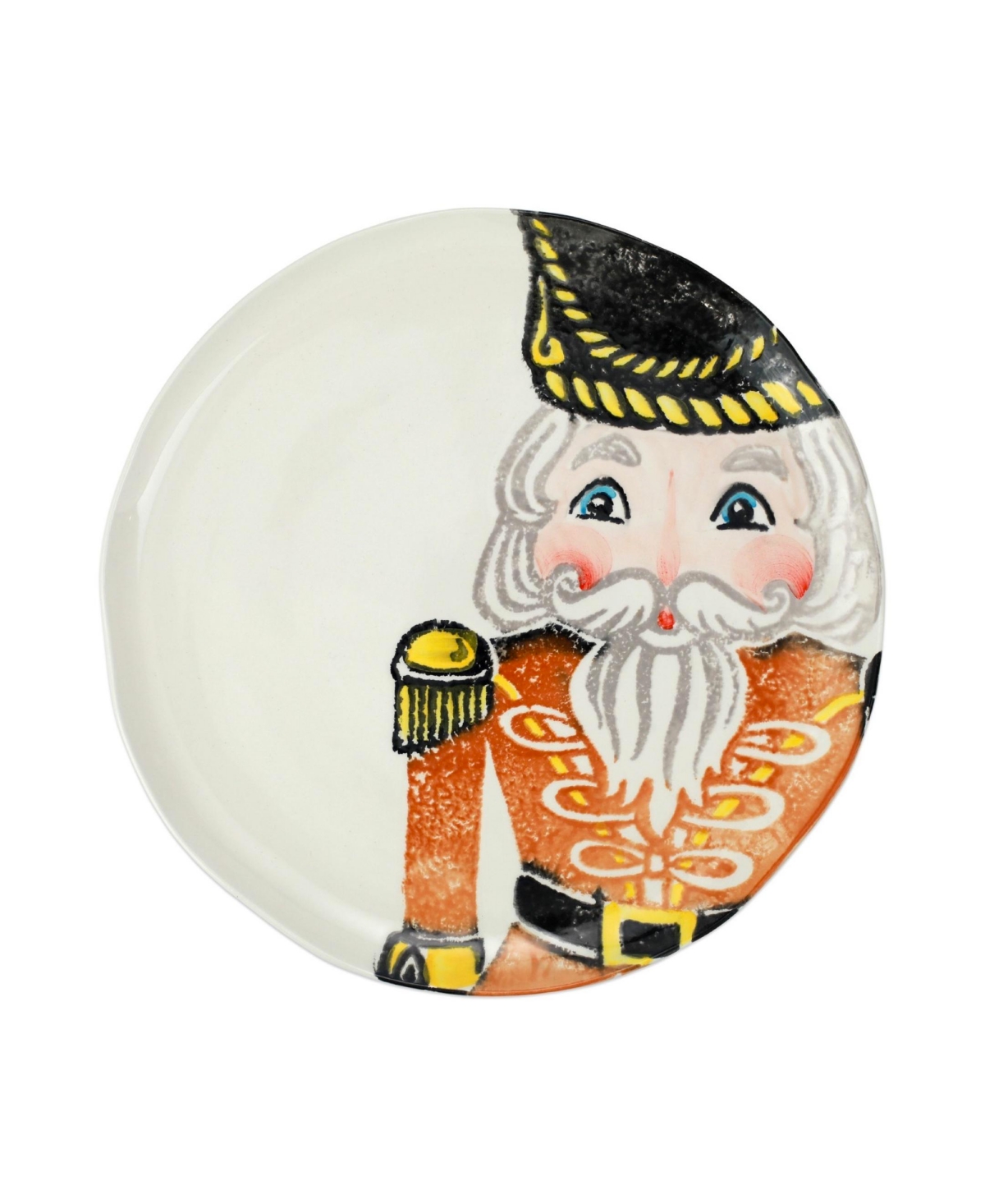 Vietri Nutcrackers Dinnerware Dinner Plates, Set Of 4 In Assorted