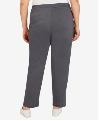 Plus Size Classic Allure Tummy Control Pull-On Average Length Pants