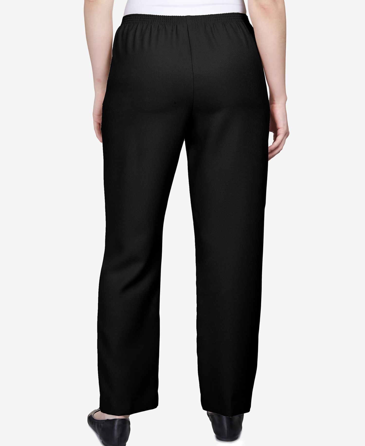 Classics Pull-On Straight-Leg Pants in Petite and Petite Short
