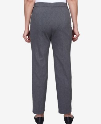 Petite Classics Tummy-Control Pull-On Straight-Leg Pants, Petite & Petite Short