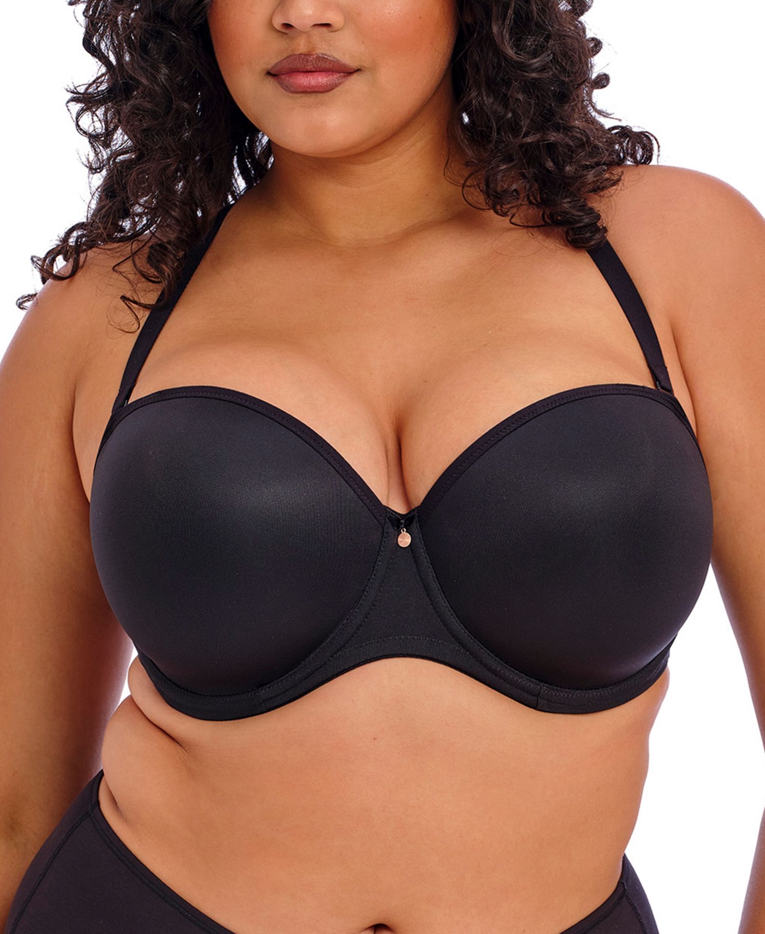 Women's Plus Size Smooth Underwire Molded Strapless Bra EL4300