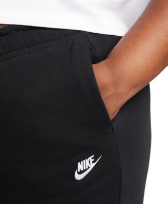 Plus Size Sportswear Club Fleece Mid-Rise Wide-Leg Sweatpants