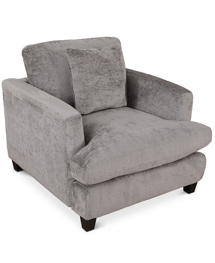 Closeout! Montreaux Fabric Chair with Power Motion Foot Rest, Created for Macy's - Beige