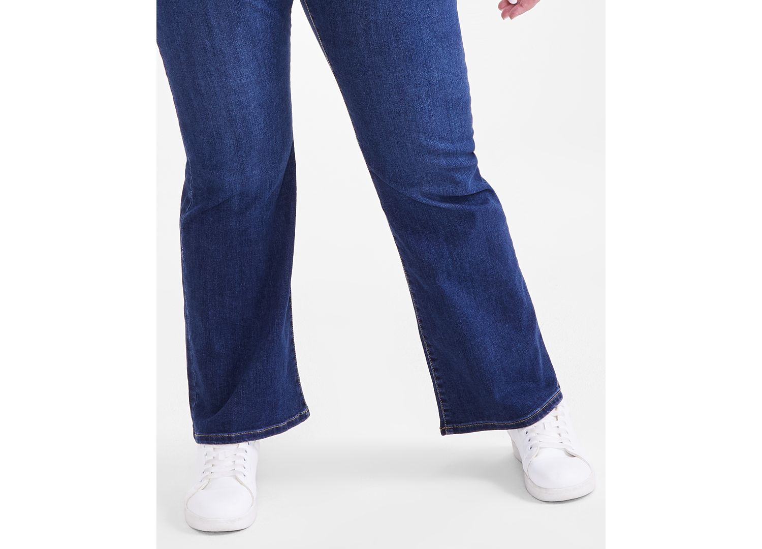 Petite Mid-Rise Curvy Bootcut Jeans, Petite & Petite Short