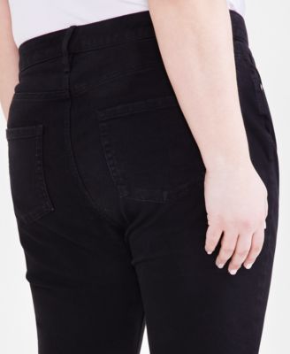 Style & Co Plus Size Mid-Rise Curvy Bootcut Jeans, Exclusively at Macy's