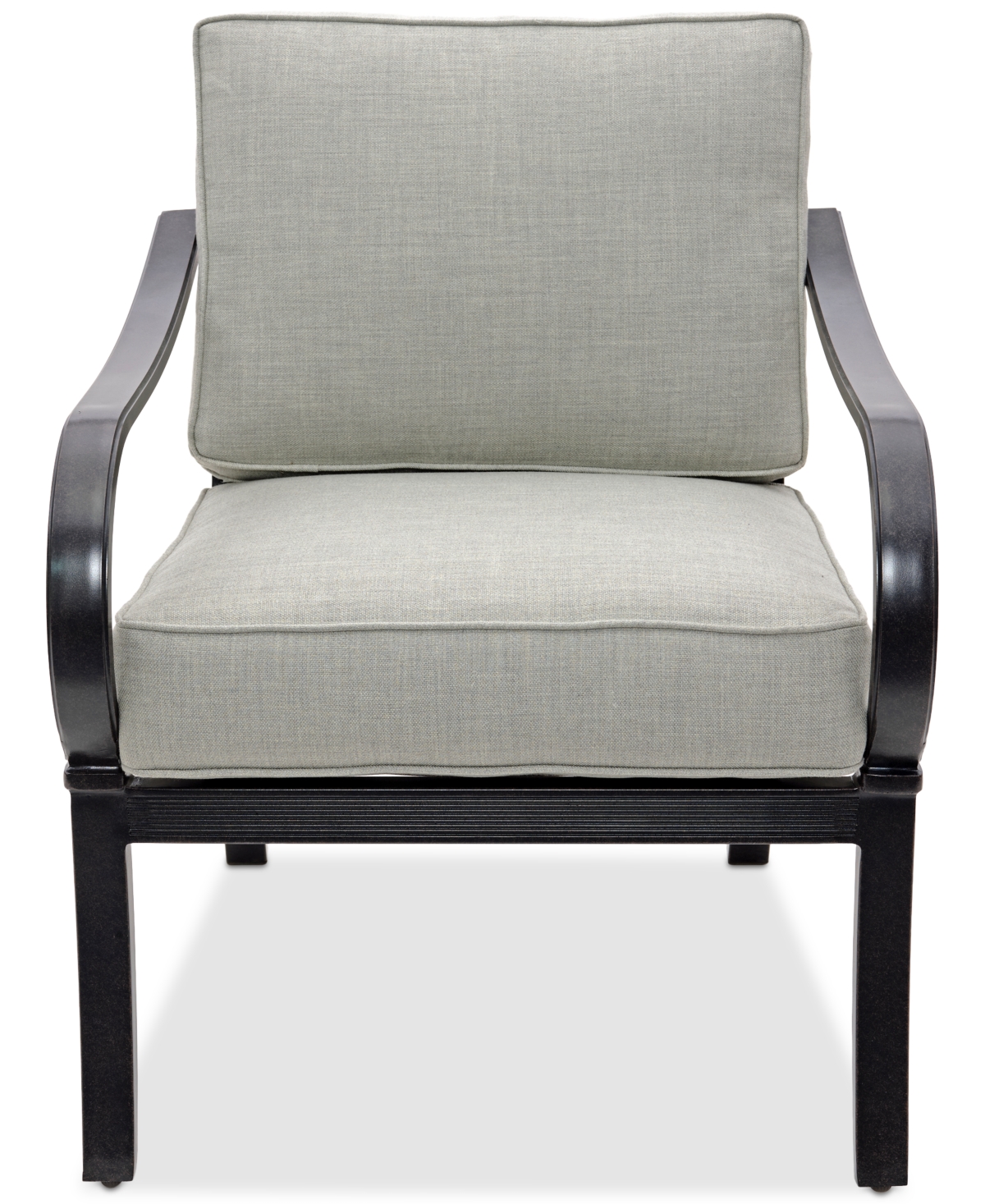 Agio St Croix Outdoor Lounge Chair In Oyster Light Grey