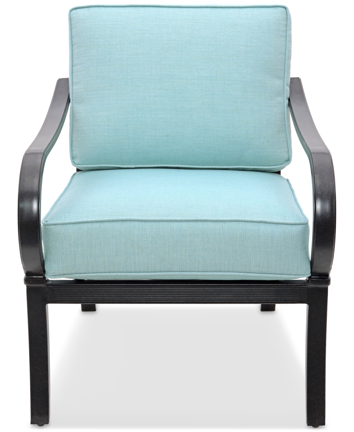 Agio St Croix Outdoor Lounge Chair In Spa Light Blue