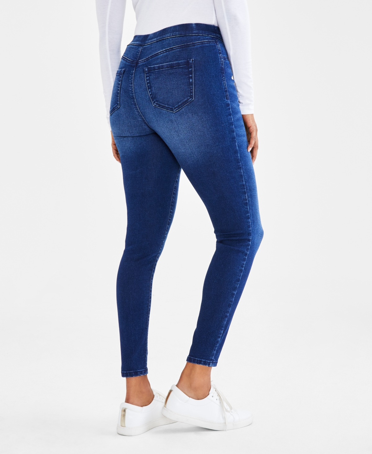 Style & Co Women's Whiskered Mid-Rise Pull-On Jeggings, Created for Macy's  - Ashby