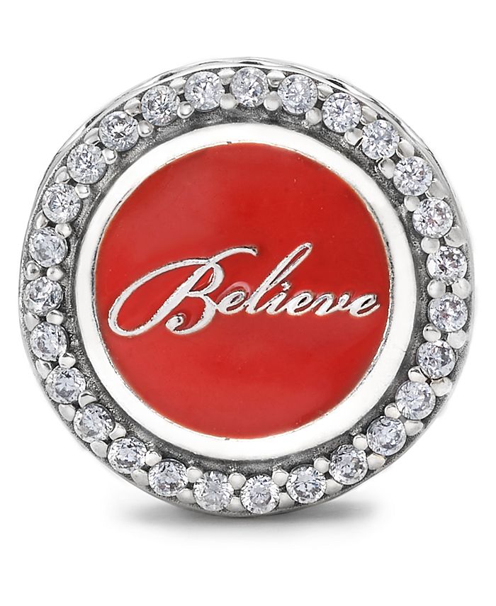 Pandora Cubic Zirconia Macys Believe Charm Macy's