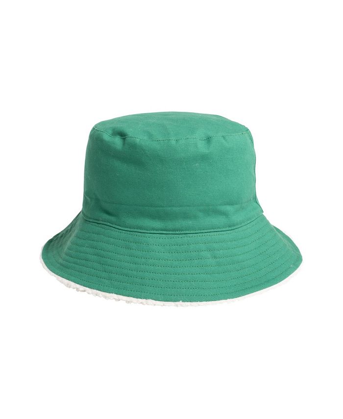 Ivory Ella Women's Green Sherpa Lined Bucket Hat - Macy's