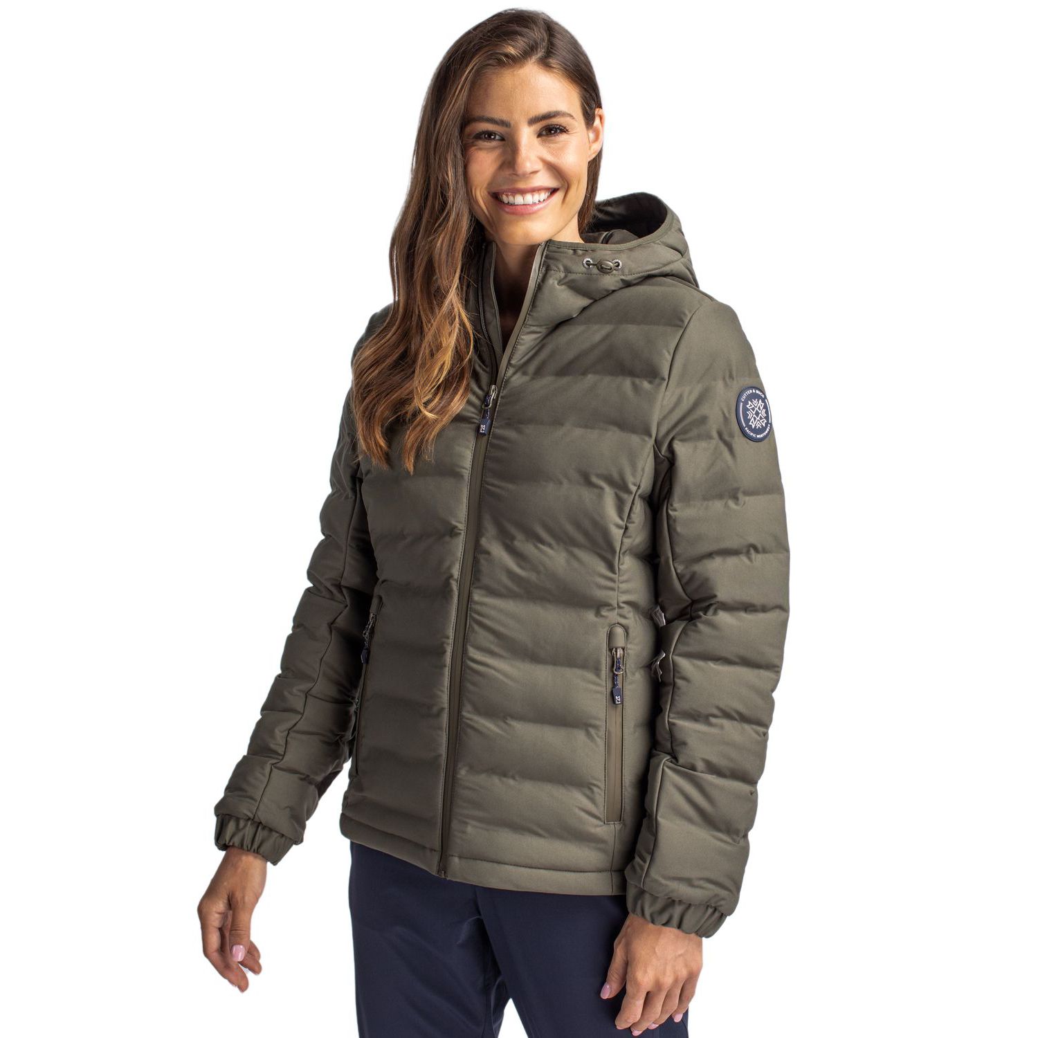 Women's Cutter and Buck Mission Ridge Repreve Eco Insulated Puffer Jacket