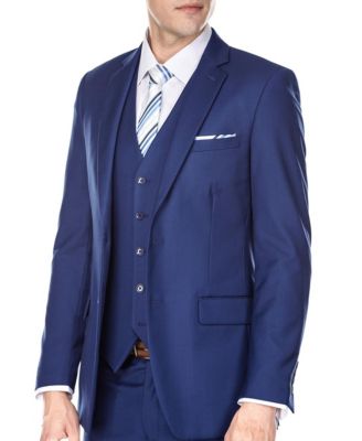 Men's 3-Piece Premium Vested 3-Piece Slim Fit Suit