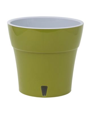 Plastic Round Modern Flower Pot with Drainage Planter,  5.5in