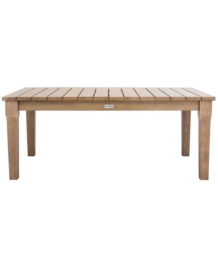 Safavieh Martinique Wood Patio Coffee Table Macy's