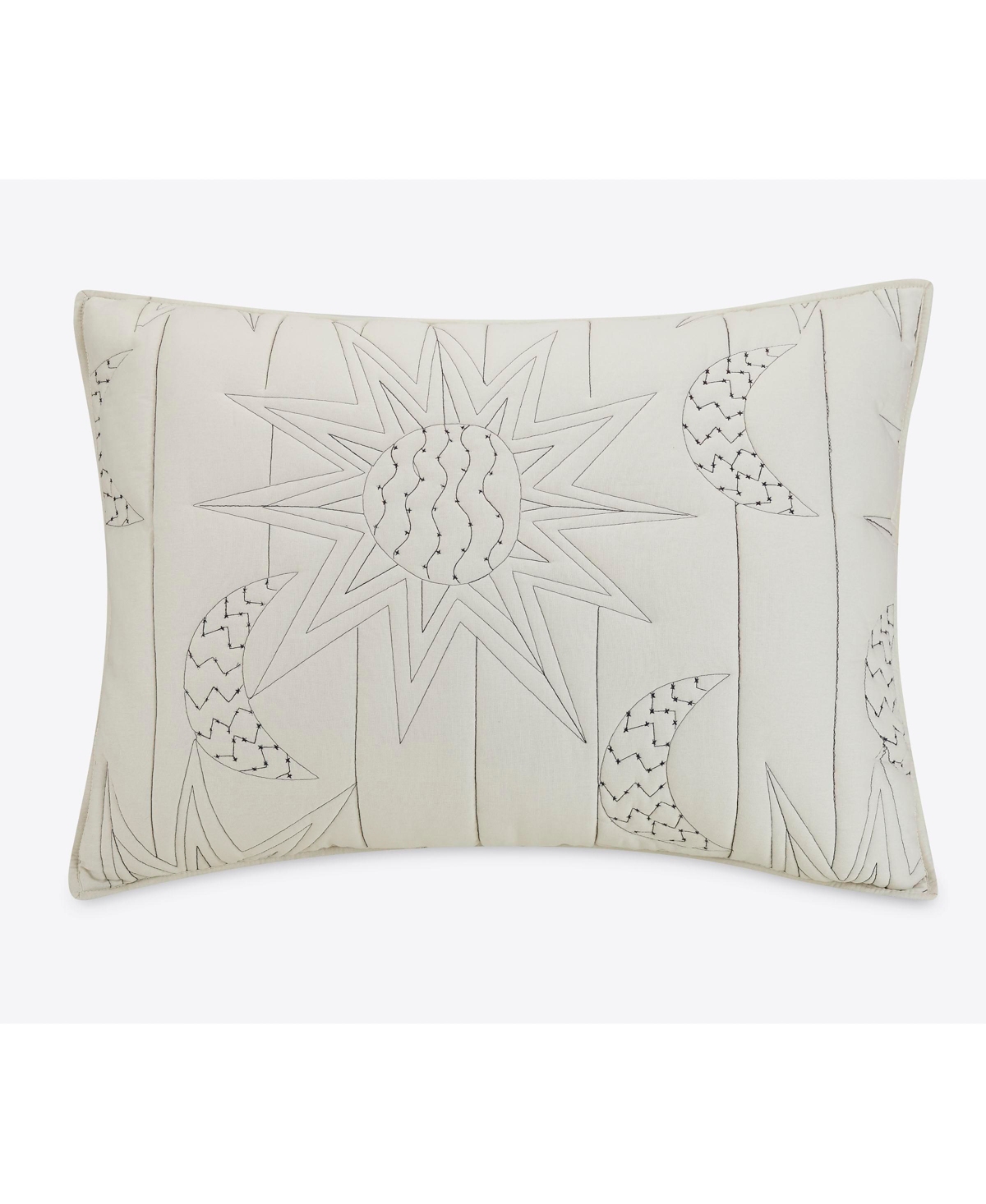 Justina Blakeney Sun Moon Cotton 2-pc Quilt Set, Twin In Natural