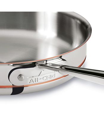 Emeril 3 Quart Pan W/ Glass Lid Copper Core All Clad Stainless Steel 10.5  Frying Pan Saute Heavy 