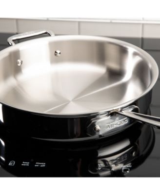 All-Clad All Clad D3 Stainless 3-ply Bonded Cookware Set, Nonstick 10 piece 