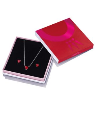 Pandora Red Heart Jewelry Gift Set - Macy's