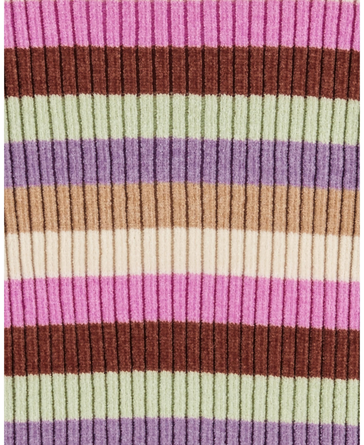 Shop Carter's Little Girls Striped Chenille Sweater In Multi