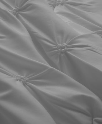 3 Piece Pinch Pleated Down Alternative Comforter Set, Twin