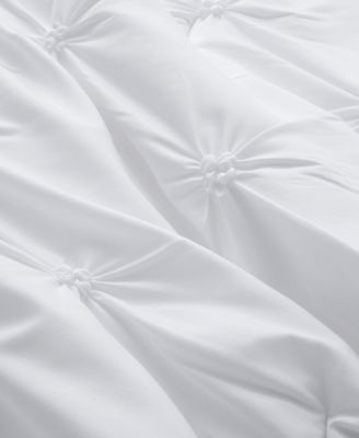 3 Piece Pinch Pleated Down Alternative Comforter Set, Full/Queen