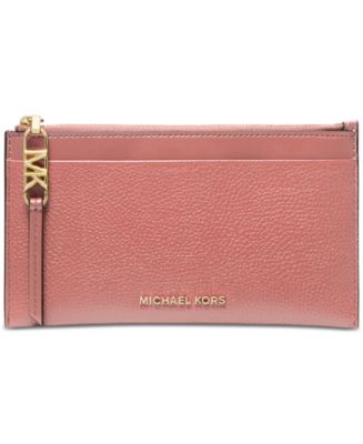 MICHAEL KORS ジッパー付きケース MICHAEL Michael Kors Empire Large Zip Card Case - Macy's