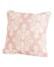 Gauri Kohli Fursat Ivory Throw Pillow with Insert, 18X18