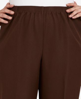 Plus Size Classic Pull-On Straight-Leg Average Length Pants