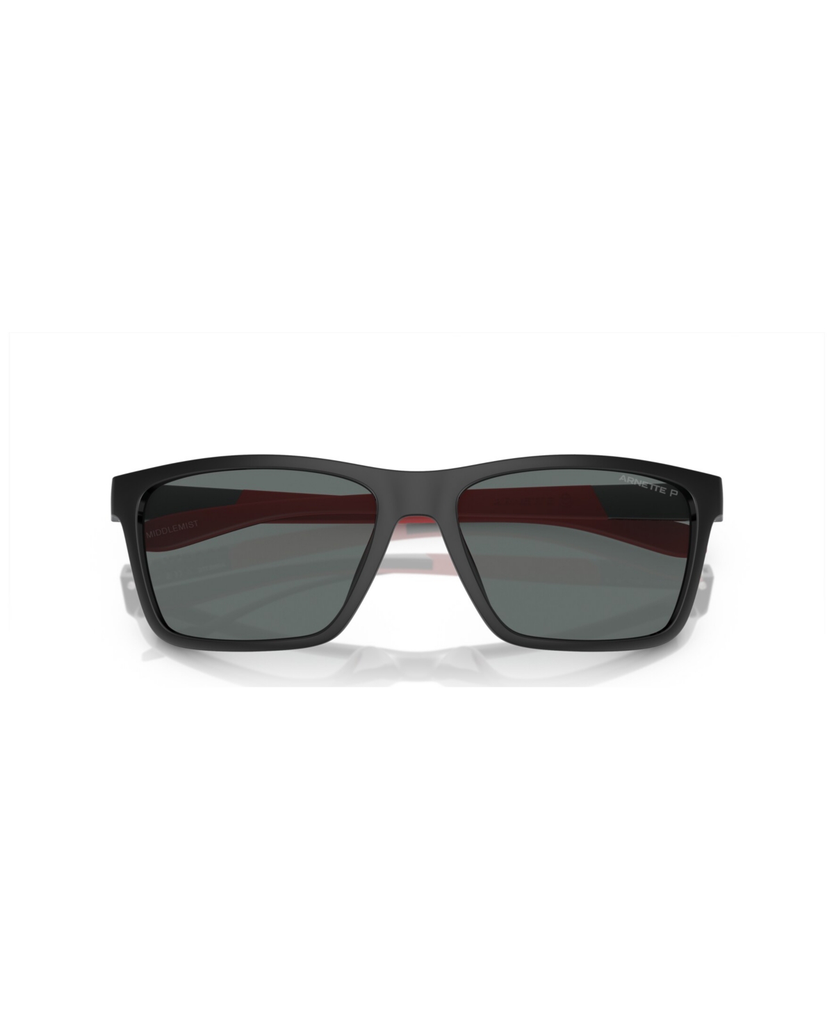 Shop Arnette Men's Middlemist Polarized Sunglasses, Polar An4328u In Black