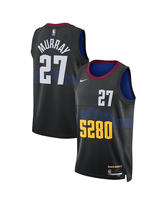 Nike Men's and Women's Jamal Murray Black Denver Nuggets 2023/24 ...