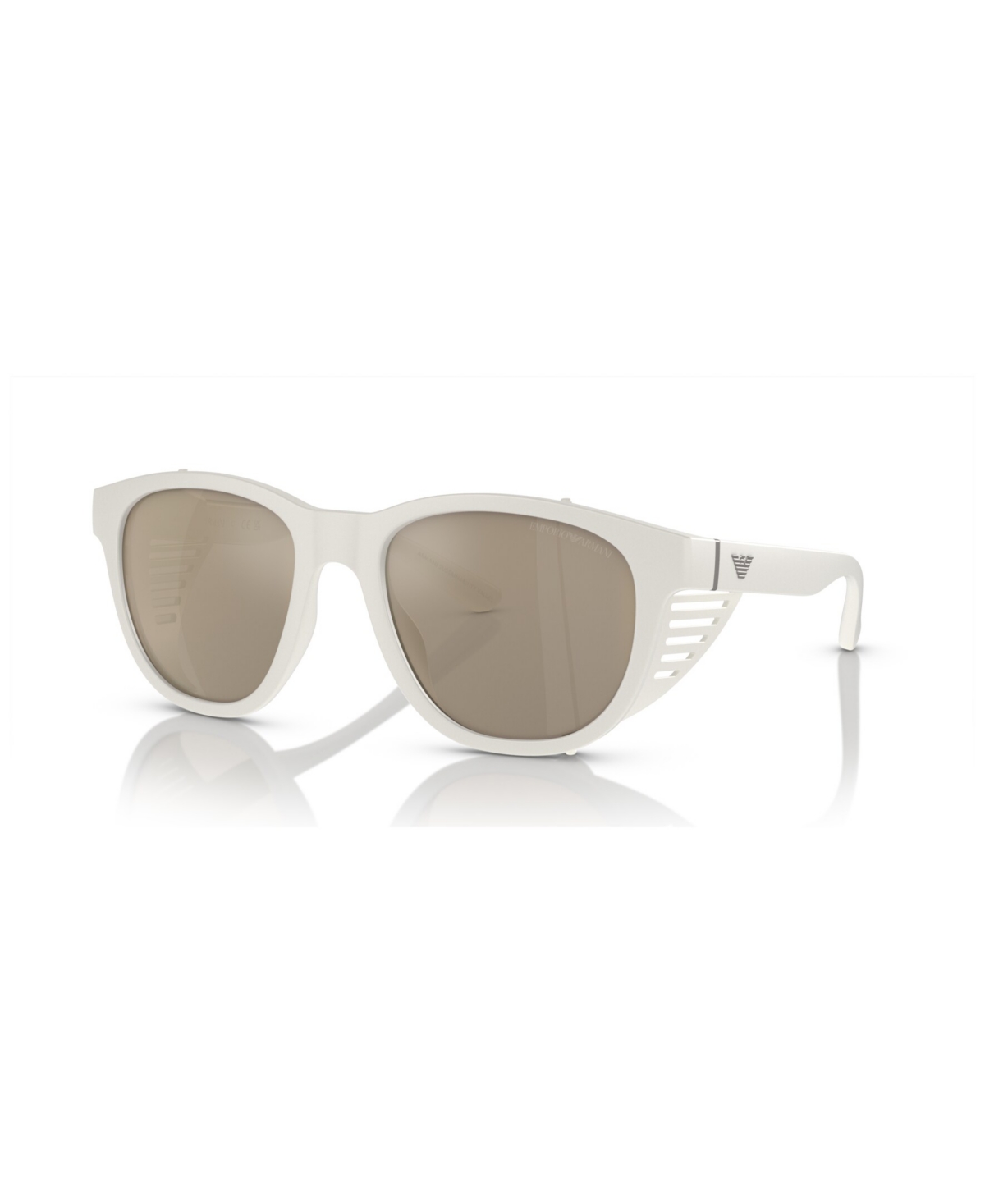 Emporio Armani Men's Sunglasses, Mirror Ea4216u In Matte White