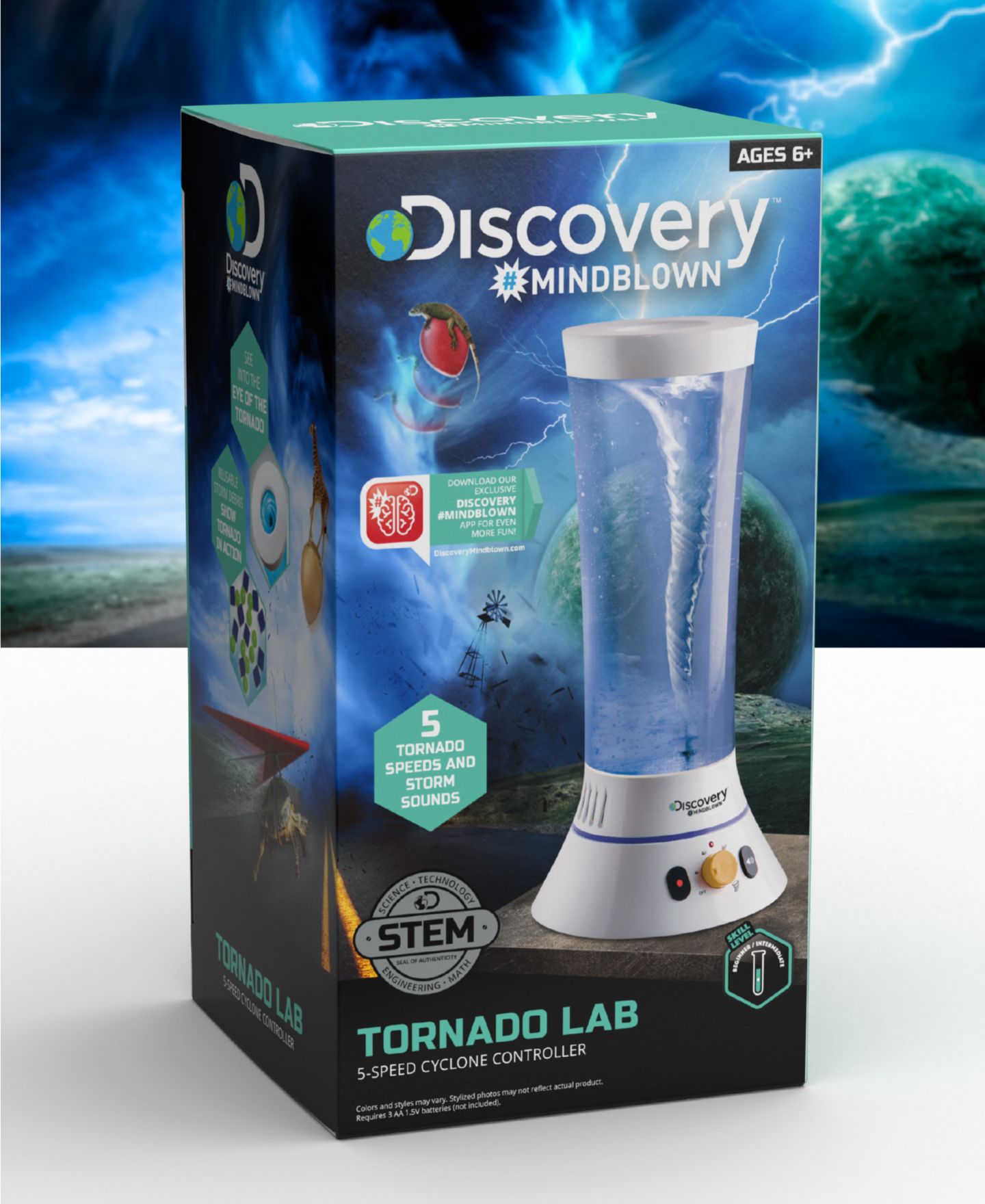 Детские игрушки Discovery #Mindblown Tornado Lab, 5-Speed Cyclone Controller — фото 7