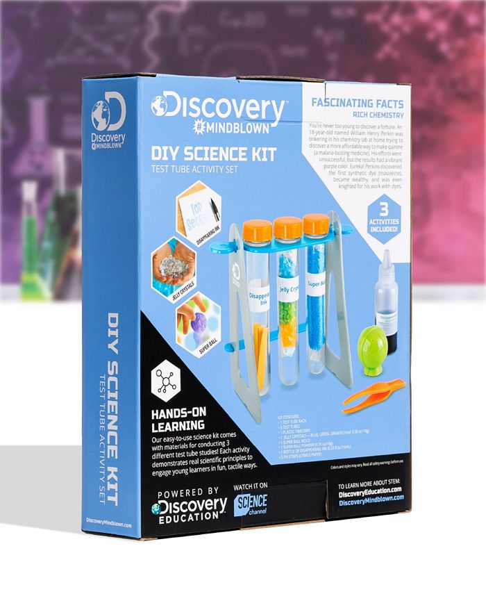Discovery MINDBLOWN Test Tubes Science Kit with 3 Educational