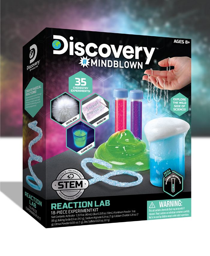 Discovery MINDBLOWN Discovery Mindblown Reaction Lab Chemistry Set, 18