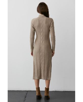 Women's Scarlett Cable Knit Midi Dress