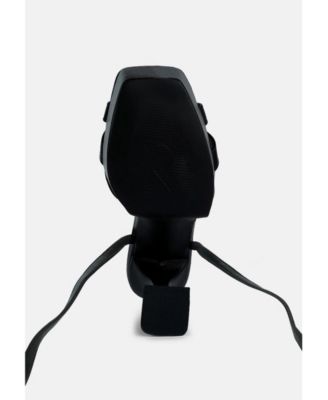 SPLITSOUL Womens Lace Up High Platform Sandal