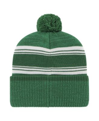 Men's Green New York Jets Fadeout Cuffed Knit Hat with Pom