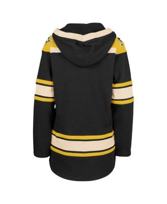 Women's Black Pittsburgh Penguins Superior Lacer Pullover Hoodie
