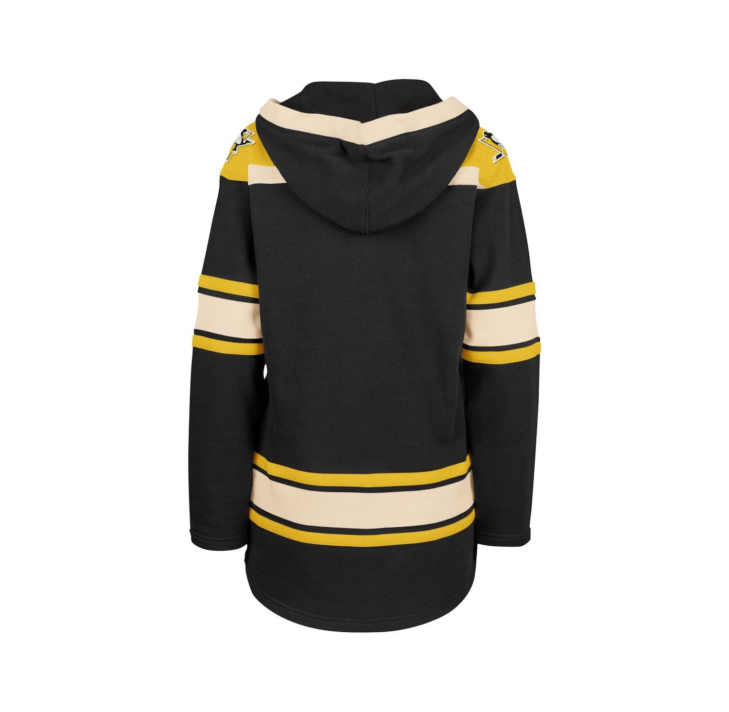 Women's Black Pittsburgh Penguins Superior Lacer Pullover Hoodie