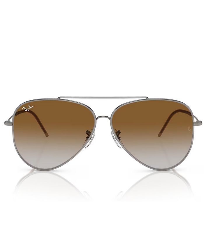 Ray-Ban Unisex Sunglasses, Gradient Aviator Reverse RBR0101 - Macy's