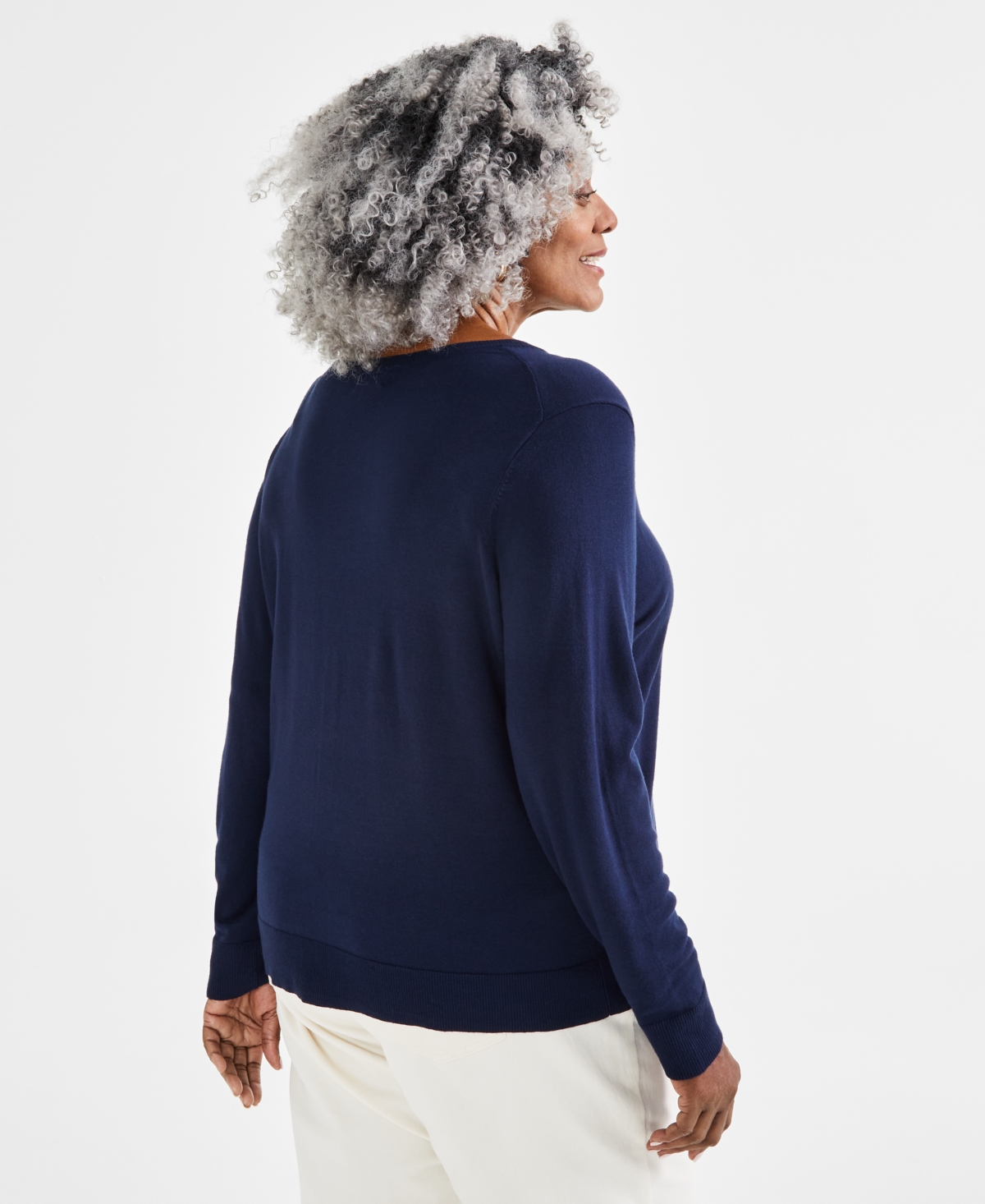 STYLE & CO WOMEN'S BUTTON-UP CARDIGAN, REGULAR & PETITE, CREATED FOR MACY'S 