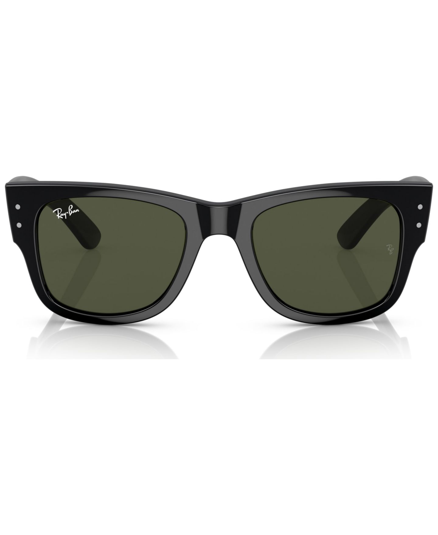Солнцезащитные очки Ray-Ban Unisex Mega Wayfarer Low Bridge Fit Sunglasses RB0840SF, цвет: Чёрный — фото 2