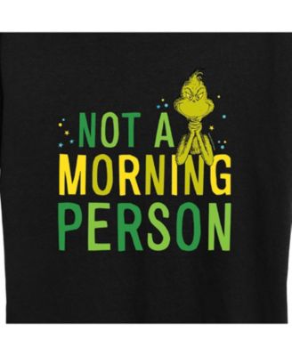 Air Waves Trendy Plus Size Grinch Graphic T-shirt