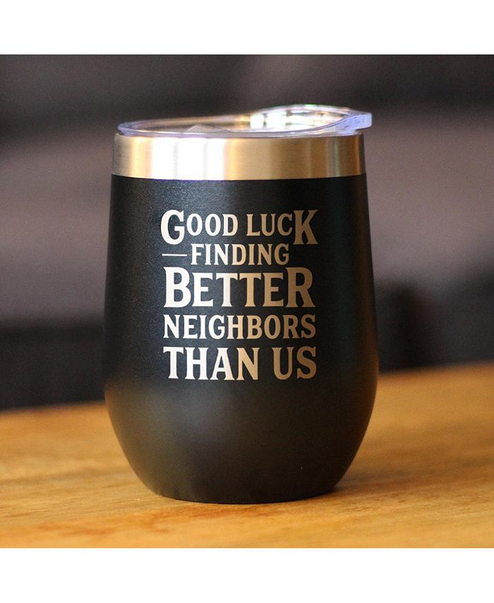 Cornice Portafoto Regalo "Good Luck Finding Better Neighbors Than Us" Per Vicini Che Partono - 2