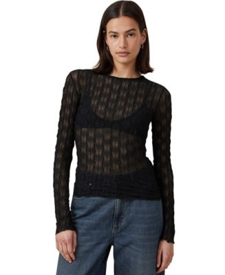 トップス SOLOV APOLLO COTTON MESH TOPS SOLOV APOLLO COTTON MESH TOPS - メルカリ