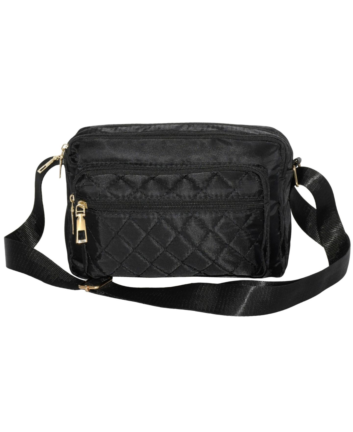 Женская сумка Nicci Ladies Nylon Quilted, цвет: Чёрный — фото 1