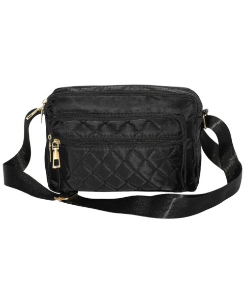 Женская сумка Nicci Ladies Nylon Quilted, цвет: Чёрный