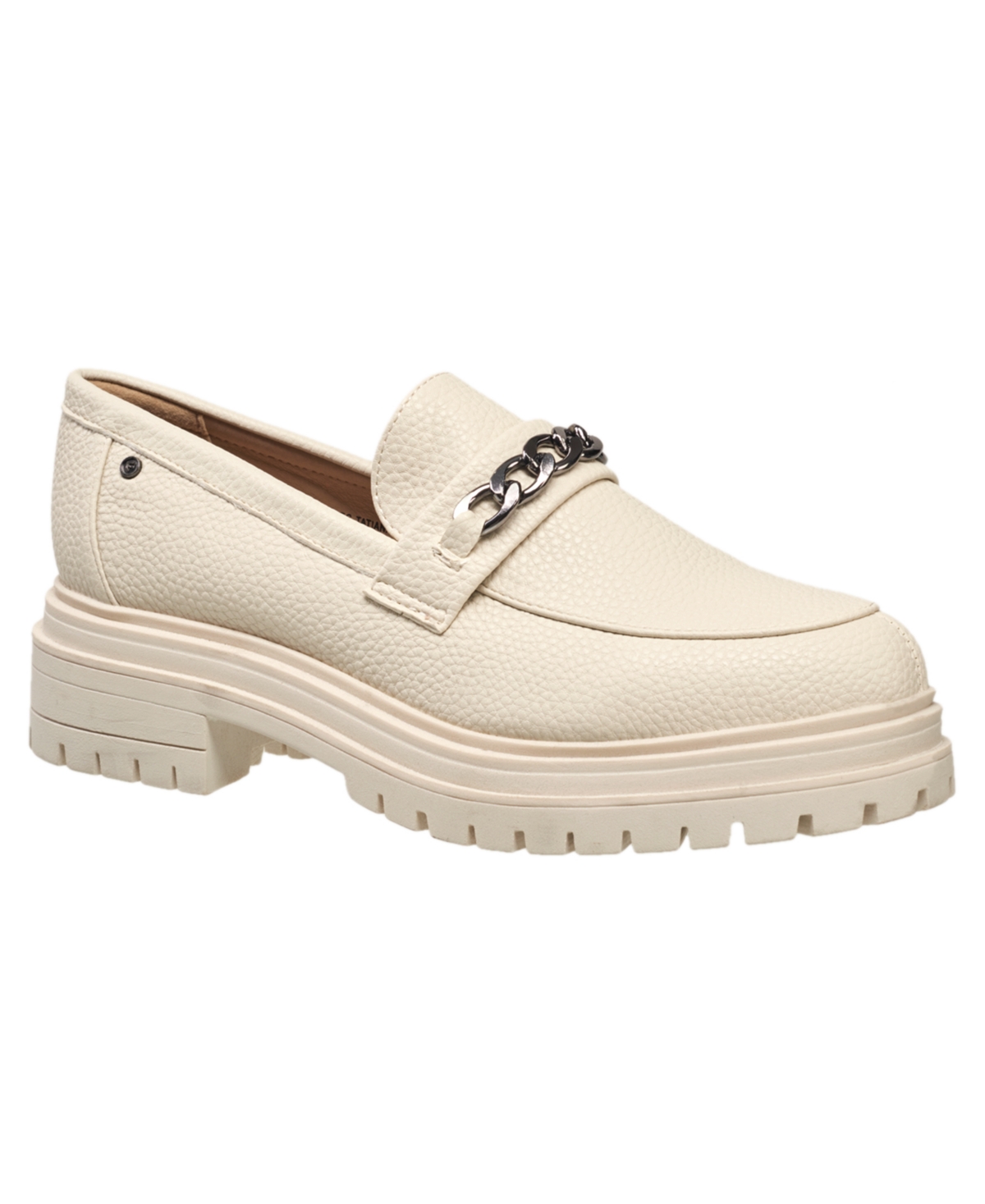 Shop French Connection Women's Tatiana Slip-on Loafers In Natural