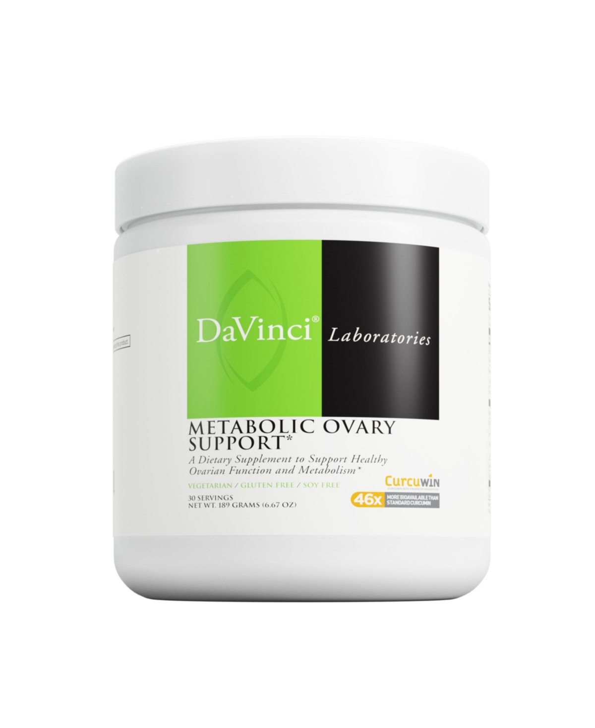 Metabolic Ovary Support - A Dietary Supplement to Support Healthy Ovarian Function and Metabolism Vegetarian, Gluten-Free, Soy-Fr
