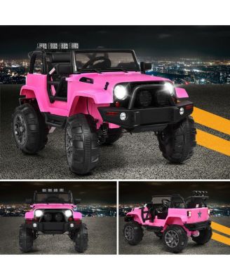 12V Electric Ride On Truck with Parental Remote Control and LED Lights